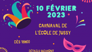 10 février 2023 Carnaval de l'école de Jussy