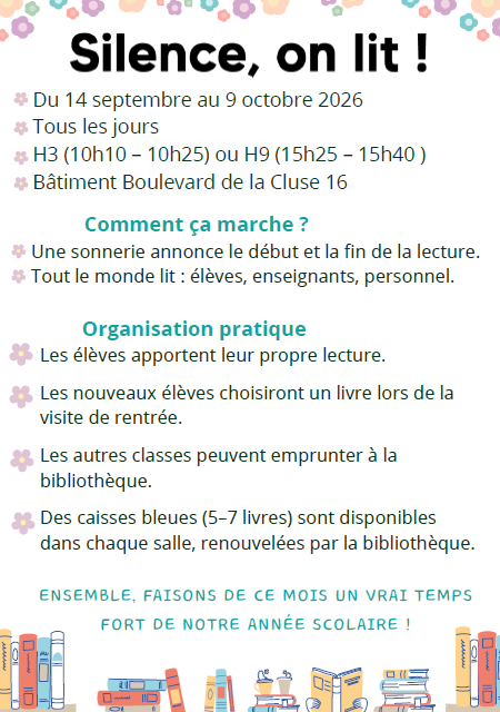 Silence on lit verso