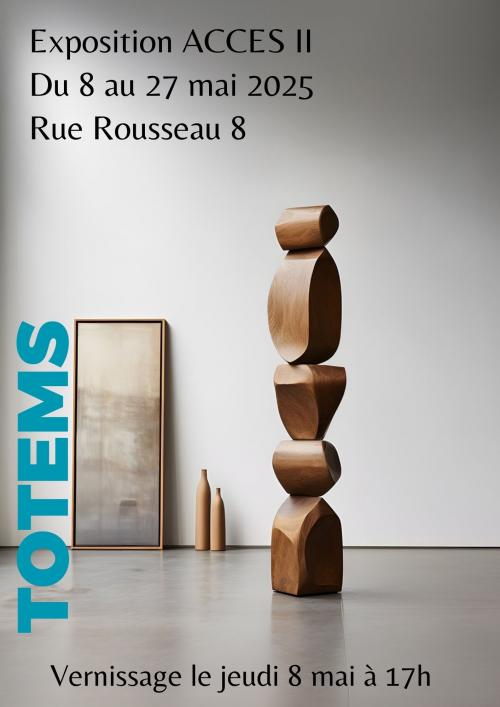 Affiche exposition Totems