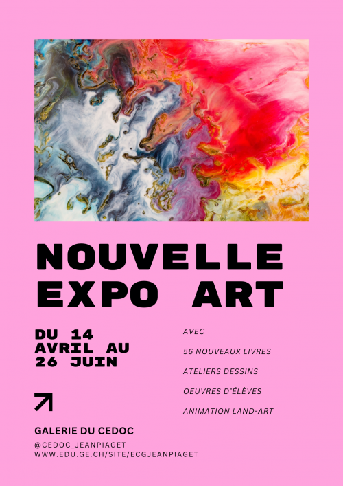 Affiche exposition art