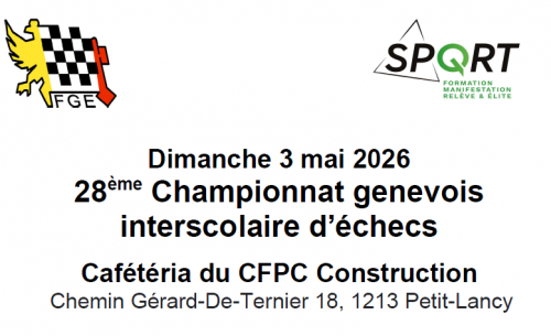 Flyer interscolaire 2026