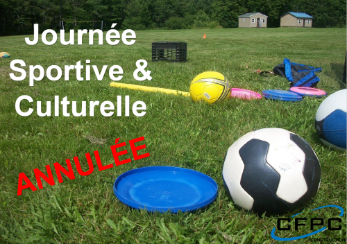 journée sportive et culturelle annulée