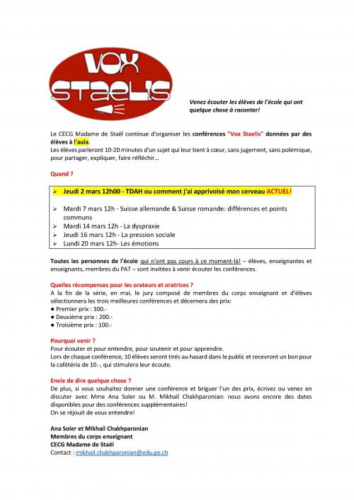 Vox Staelis
