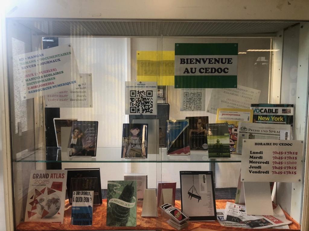 Exposition de documents du Cedoc