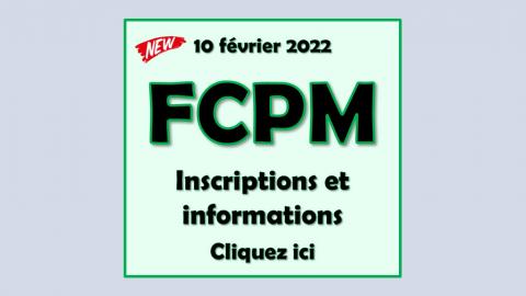 FCPM - Inscriptions et informations