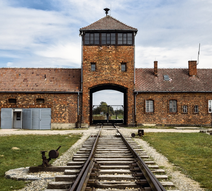 Entrée d'Auschwitz