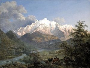 Portrait du Mont-Blanc / De la Rive / 1802