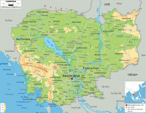 A_Cambodia-physical-map